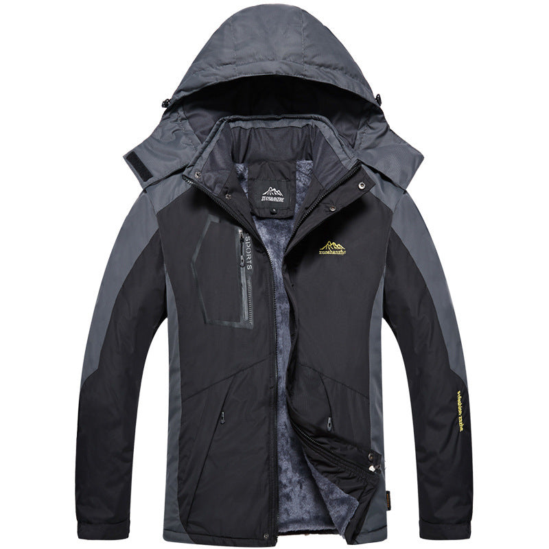 New Winter Outdoor Stormsuit Men's Detachable Waterproof