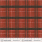 Window Pane Plaid Carn Red Cotton 43/44 Fabric Per Yard