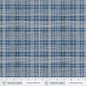 String Theory Plaid Clueprint Cotton 43/44 Fabric Per Yard