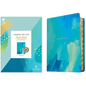 NLT Courage for Life Study Bible for Women, Filament Enabled (Leatherlike, Brushed Aqua Blue, Indexed) - Imitation Leather