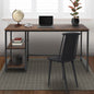 55" Rectangular Desk with Storage Shelves