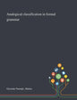 Analogical Classification in Formal Grammar - Paperback