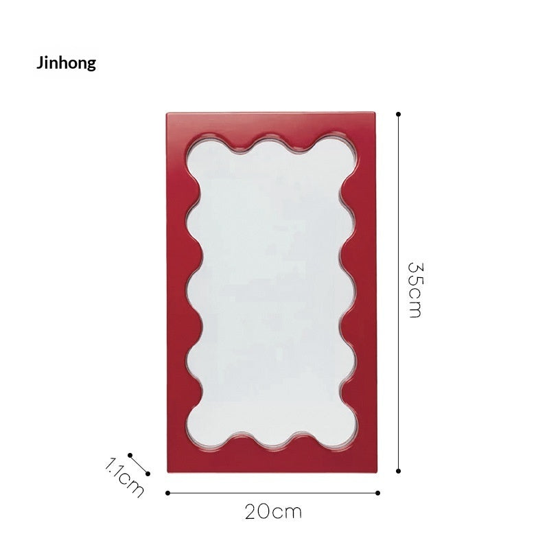 New Square Wave Pattern Vanity Mirror Wall Mirror Entryway Mirror