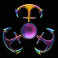 Electroplating colorful fingertip spinning top