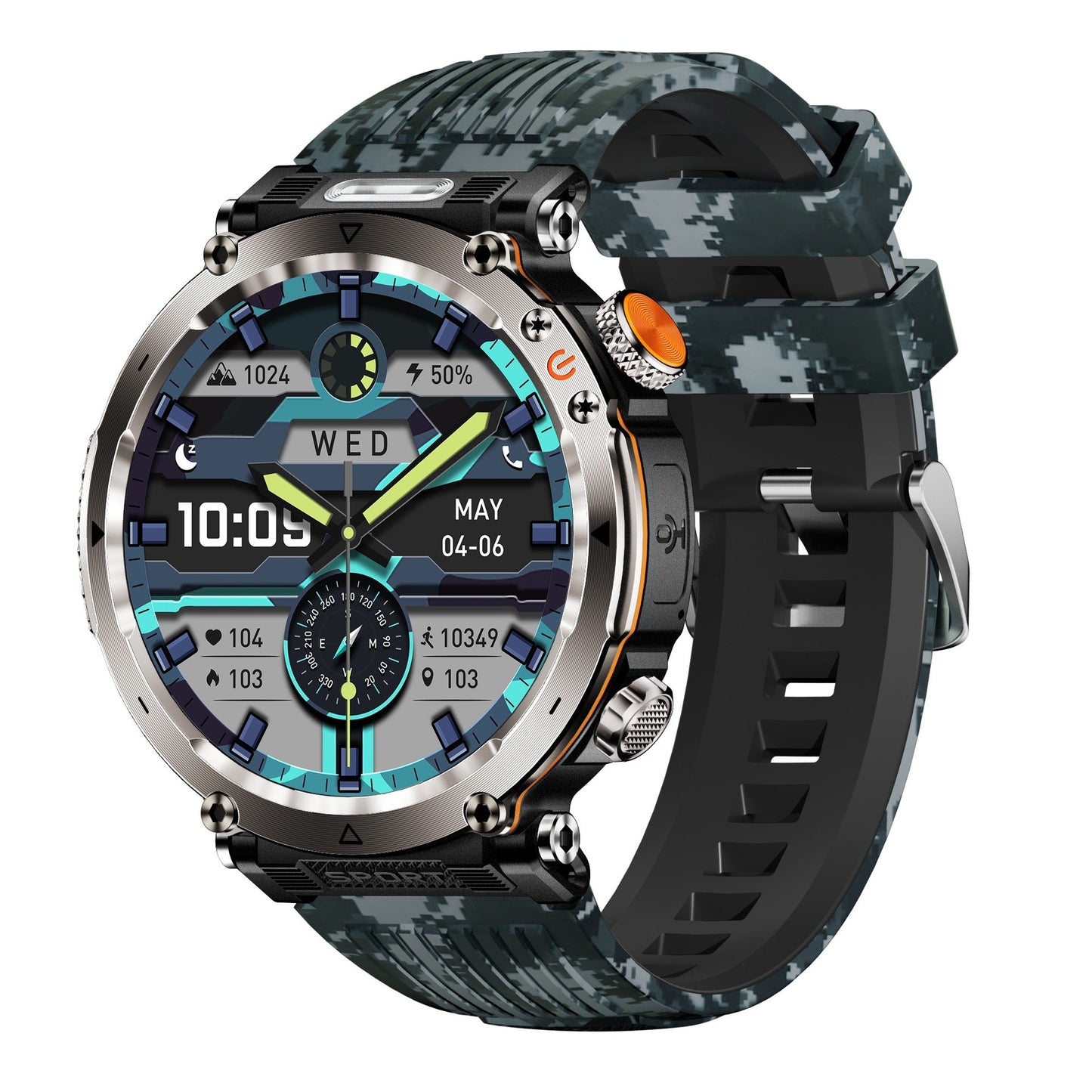 Cross-border Bestseller HT30 Outdoor Sports Waterproof Bluetooth Call Message Alerts LED Light Illumination Smartwatch