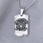 St. Michael Military Dog Tag Necklace