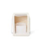 Single-sided Window Pvc Transparent Square Portable Flower Gift Box