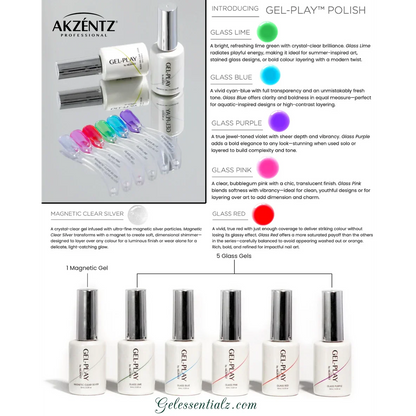 Akzentz - Gel Play Glass Lime, 10ml
