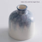 Hand Painted Blue Simple Ins Style Ceramic Decorative Vase