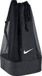 NIKE Club Team Swoosh Soccer Ball Bag - Black/Black/White 86 x 47 x 47 cm 164 l