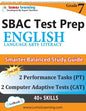 SBAC Test Prep: Grade 7 English Language Arts Literacy (ELA) Common Core Practice Book and Full-length Online Assessments: Smarter Balanced Study Guid - Paperback