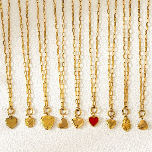 Love Valentine's Day Cross-border DIY Pendant Red