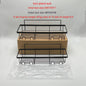 Punch-free Household Toilet Iron Toiletries Wall Storage Shelf