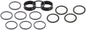 RaceFace Crankset Spacer Kit CINCH 30mm Spindle Systems -  Aluminum BLK