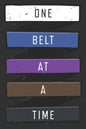 One Belt At A Time: Jiu Jitsu Training Log - Paperback