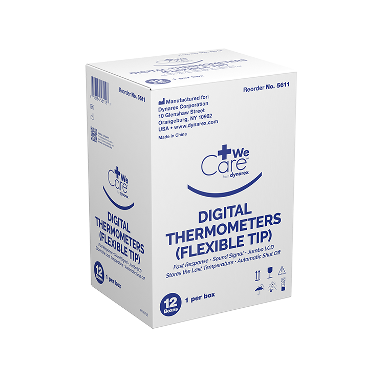 Dynarex Digital Thermometer (12 Count)