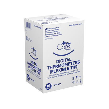 Dynarex Digital Thermometer (12 Count)