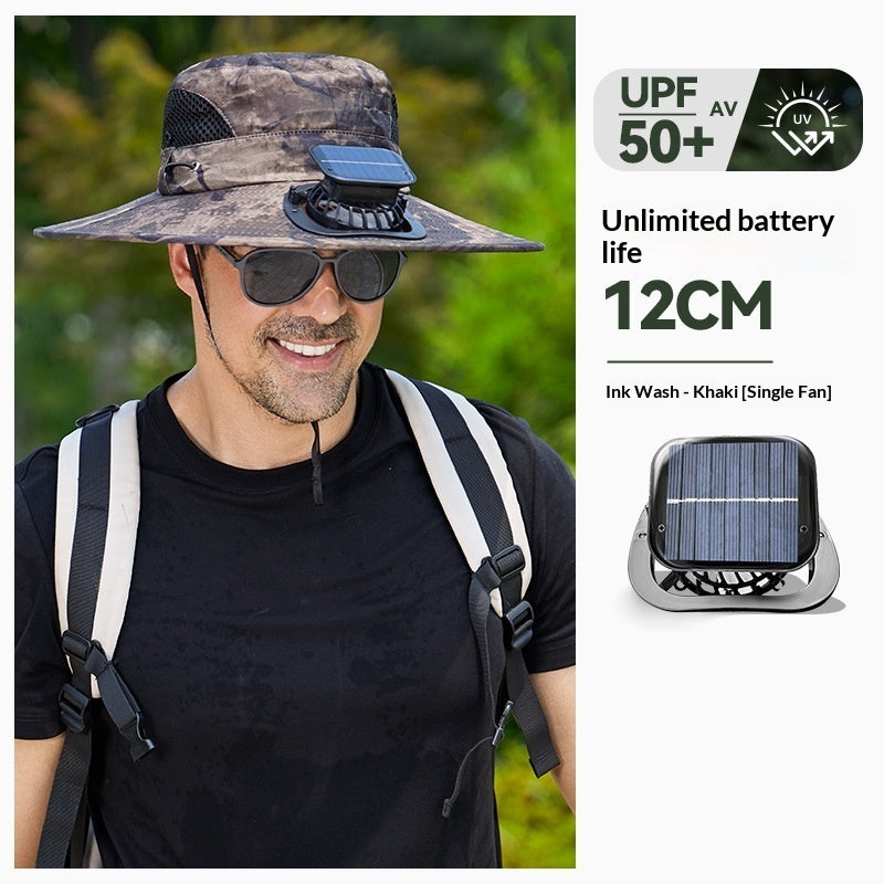 Spray Fan Hat Cooling Sunshade Fisherman Hat
