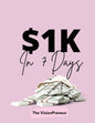 $1k in 7 Days - Paperback
