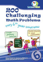 200 Challenging Math Problems every 6th grader should know - Paperback