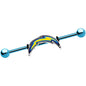 Officially Licensed San Diego Chargers Logo Industrial Barbell 38mm
