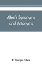 Allen's synonyms and antonyms - Paperback