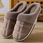 Winter Warm Slugged Bottom Plush Slippers