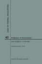 Code of Federal Regulations Title 40, Protection of Environment, Parts 63 (63. 1-63. 599), 2018 - Paperback