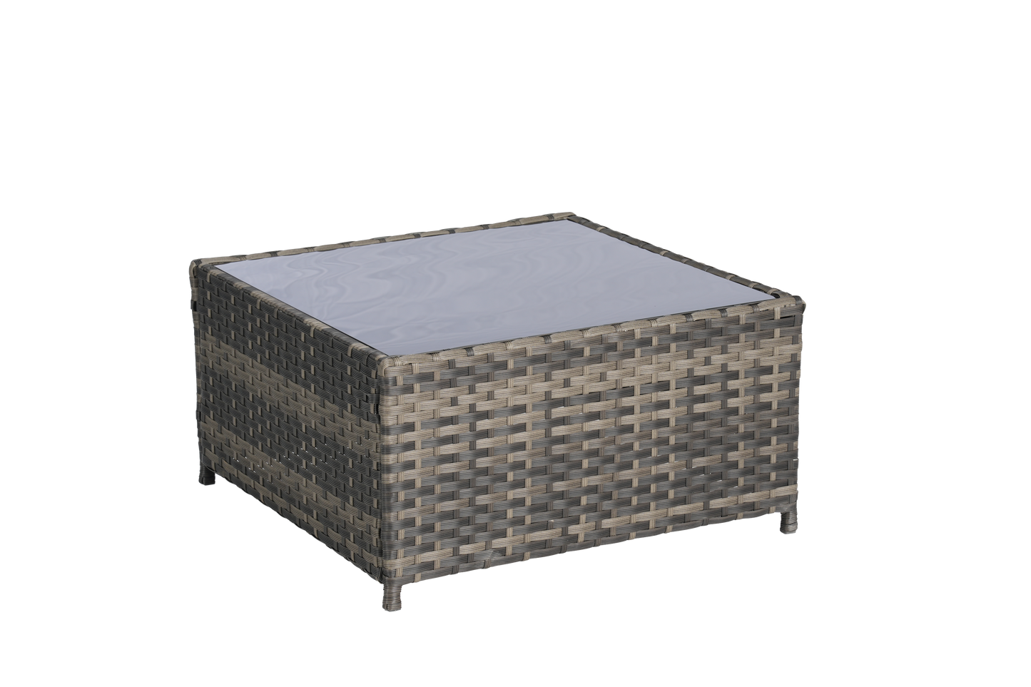 Outdoor Patio Set 6 Piece PE Rattan Seats 8