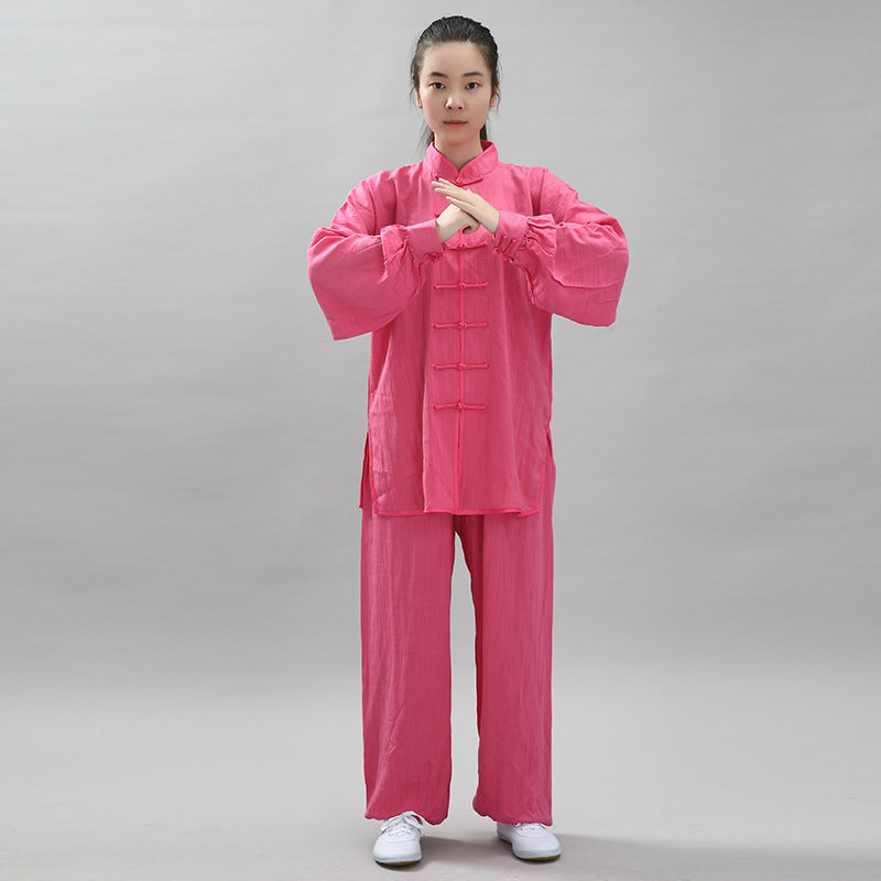 Cotton And Linen Outdoor Sportswear Multi-color Optional Performance Costume