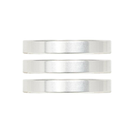 Industry Nine iRiX Headset Spacer 1-1/8'' Height: 5mm Aluminum Silver 3pcs