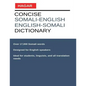 Concise Somali-English/English-Somali Dictionary - Paperback