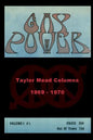 Gay Power Taylor Mead Columns 1969 - 1970 - Hardcover