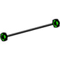 Black Plated Licensed Green Lantern Logo Industrial Barbell 35mm