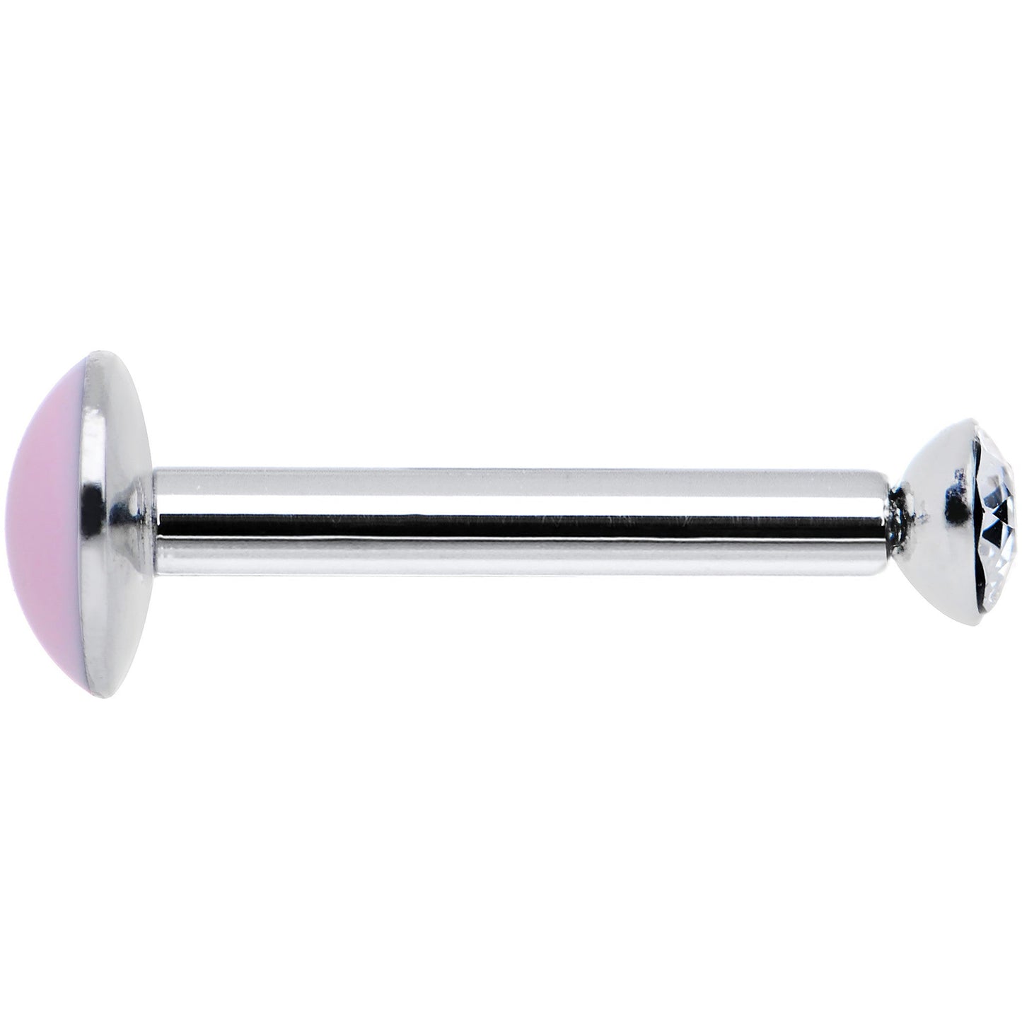 16G 5/16 Handmade Labret Created with Crystals 2.5mm