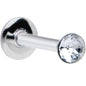 16G 5/16 Handmade Labret Created with Crystals 3mm
