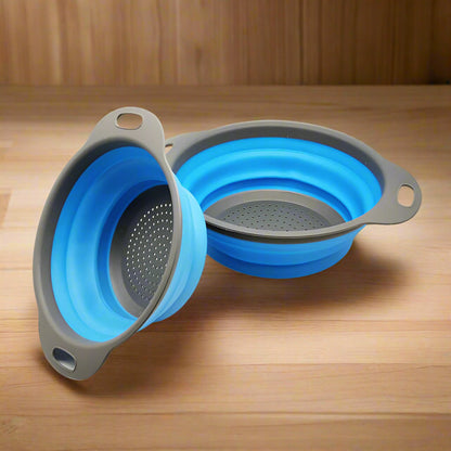 Foldable Silicone Colander – Space-Saving Strainer