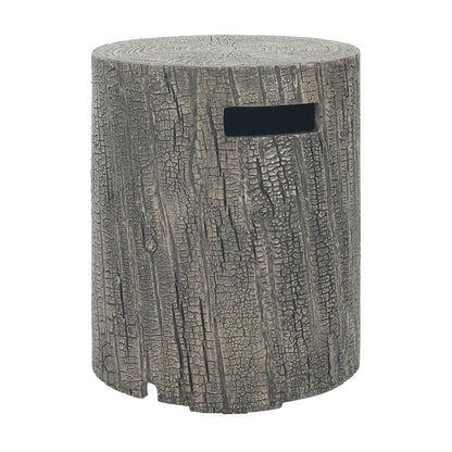 16x20 Inch MGO Propane Tank Holder Side Table, Light Grey