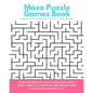 Maze Puzzle Games Book: Brain Challenging Maze Game Book for Teens, Young Adults, Adults, Senior, Large Print, 1 Game per Page, Random Level I - Paperback