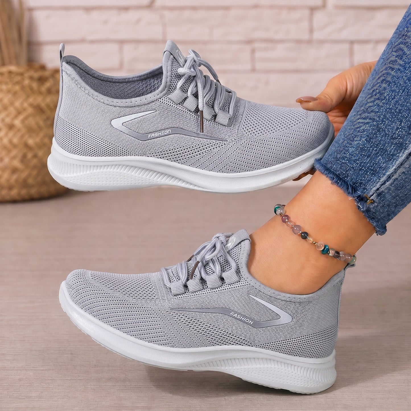 Breathable Casual Flat Walking Shoes