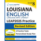 LEAP Test Prep: Grade 8 English Language Arts Literacy (ELA) Practice Workbook and Full-length Online Assessments: LEAP Study Guide - Paperback