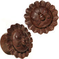 3/4 Organic Sabo Wood Bumble Bee Saddle Plug Set