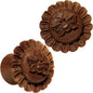 7/16 Organic Sabo Wood Bumble Bee Saddle Plug Set