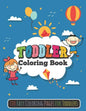 Toddler Coloring Book: 100 Easy Coloring Pages for Toddlers - Paperback