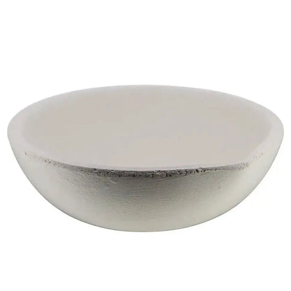 2400 Gram Ceramic Alumina Crucible Dish Cup Melting Casting Refining Gold Silver