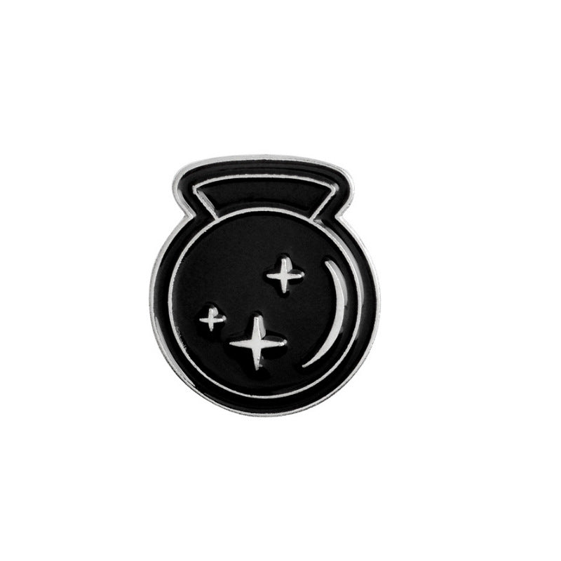 Punk Dark Series Retro Statement Brooch