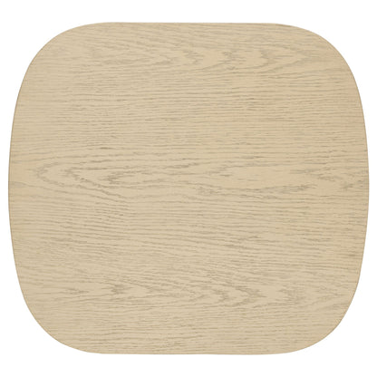 Kailani 3-piece Coastal Coffee and End Table Set Beige Oak