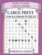 News Stand Circle a Word Vol.3: Large Print 100 Random Puzzles - Paperback