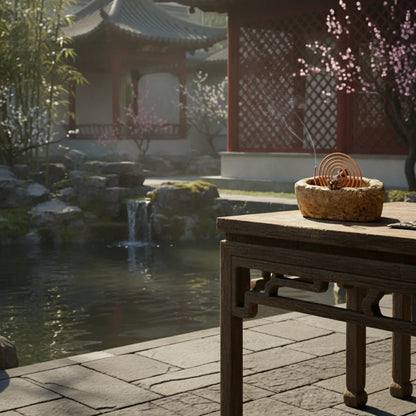 Incense Burner Censer Imitation Stone Tray