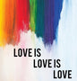 Love is Love Wedding Guest Book - Hardcover